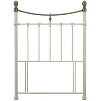 serene edwardian ii ivory with antique bronze metal headboard 3ft sing ...