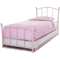 Serene Penny Pink Gloss Metal Guest Bed