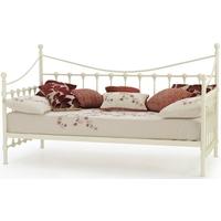 Serene Marseilles Ivory Gloss Metal Day Bed