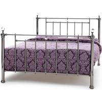 Serene Precious Clara Black Nickel Metal Bed