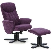 Serene Stavern Amethyst Fabric Recliner Chair