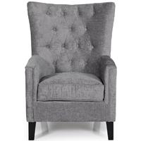 Serene Dunbar Steel Fabric Chair