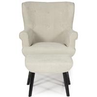 serene oban mink fabric chair