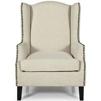 Serene Stirling Cream Fabric Chair