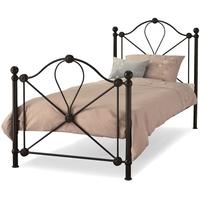 Serene Lyon Black Metal Bed - 3ft Single