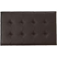 Serene Romana Brown Faux Leather Headboard - 3ft Single