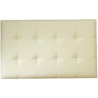 Serene Romana Cream Faux Leather Headboard - 3ft Single