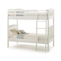 Serene Eleanor 3FT Single Wooden Bunk Bed - White