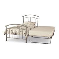 serene neptune 3ft single metal guest bed frame only