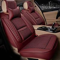 Seagull Pattern silkLeatherwearBusiness Car 7 Seater Van Seven Car seat Cushion Leather Four Seasons Cushion Seat Cover
