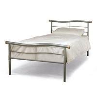 serene waverly 3ft single metal bedstead