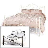 serene lyon 4ft small double metal bedstead