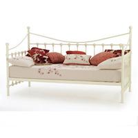 serene marseilles 3ft single metal day bed optional trundle bed