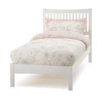 Serene Mya 3FT Single Wooden Bedstead - White