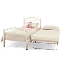 serene yasmin 3ft single metal guest bed frame only