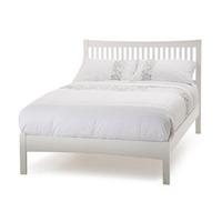 Serene Mya 4FT Small Double Wooden Bedstead - White