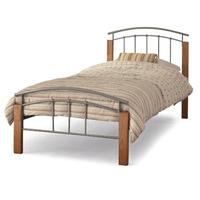 serene tetras 3ft single metal bedstead silver