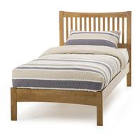 serene mya 3ft single wooden bedstead oak