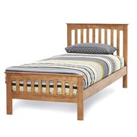 serene amelia oak 3ft single wooden bedstead