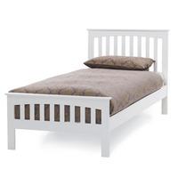 Serene Amelia White 3FT Single Wooden Bedstead