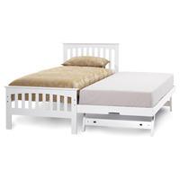 Serene Amelia White 3FT Single Wooden Guest Bed