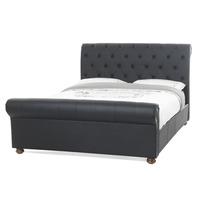 serene andria 4ft 6 double leather bedstead