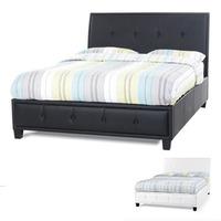 Serene Catania 4FT Small Double Leather Bedstead