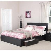 Serene Anzio 4FT Small Double Leather Bedstead