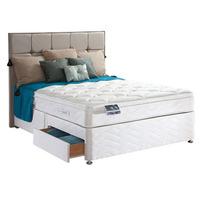 Sealy Pearl Geltex 4FT Small Double Divan Bed