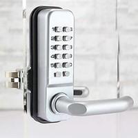 second version mechanical password glass door lock keyless code locks