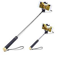 Selfie Stick with A Built-in Remote Shutter Mini3 Extendable Handled Stick Designed for Apple, Android Smartphones