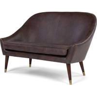 Seattle 2 Seater Sofa, Oxford Brown Premium Leather