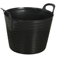 sealey sft40b heavy duty flexi tub 40ltr black