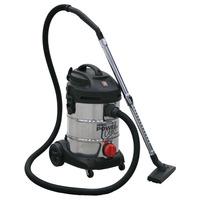 Sealey PC300SD Vacuum Cleaner Industrial 30ltr 1400W/230V Stainles...