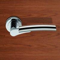 serozzetta valiant szm014 lever latch handles on round rose