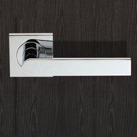 serozzetta concept szm210sq lever latch handles on square rose