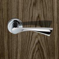 serozzetta breeze szm025 lever latch handles on round rose