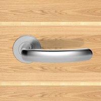 Serozzetta Treinta SZC330 Lever Latch Handles on Round Rose