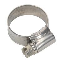 Sealey SHCSS00 Hose Clip Stainless Steel Ø12-22mm Pack of 10