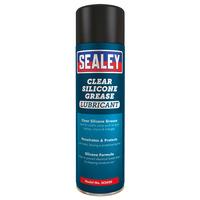 Sealey SCS020 Clear Silicone Grease Lubricant 500ml Pack of 6