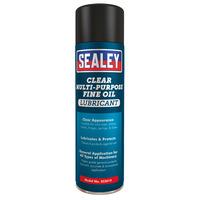 Sealey SCS019 Clear Fine Oil Lubricant Multipurpose 500ml Pack of 6