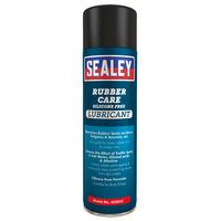 Sealey SCS043 Rubber Care Silicone Free Lubricant 500ml Pack of 6