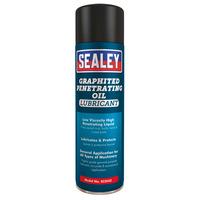 Sealey SCS022 Graphited Penetrating Oil Lubricant 500ml Pack of 6