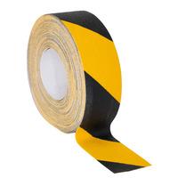 sealey antby18 anti slip tape self adhesive black yellow 50mm x 18m