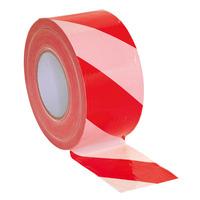 Sealey BTRW Hazard Warning Barrier Tape 80mm x 100mtr Red/White No...