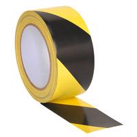 sealey hwtby hazard warning tape 50mm x 33mtr blackyellow