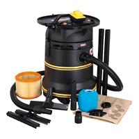 Sealey PC35110V Vacuum Cleaner Industrial Wet & Dry 35ltr 2000W/110V