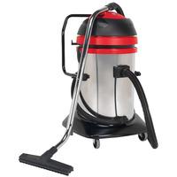 sealey pc85 vacuum cleaner industrial wet amp dry 75ltr stainless dr