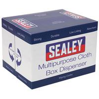 Sealey SCP160 Multipurpose Cloth Box Dispenser Creped Turquoise 69...