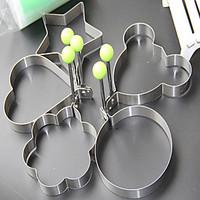 Set of 5 Multi-shaped DIY Fried Eggs Mold